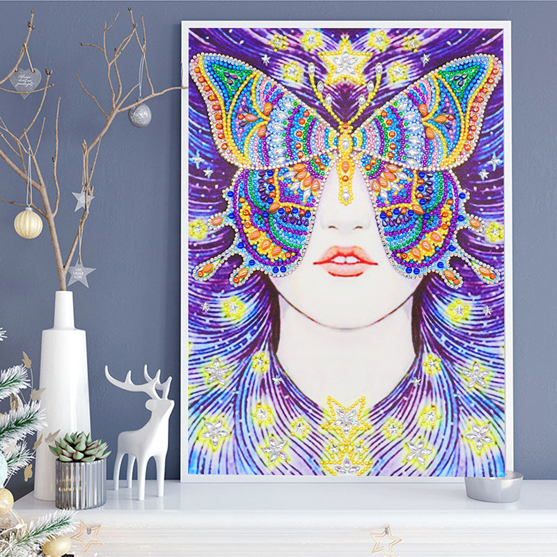 Women Butterfly Colorful Combination