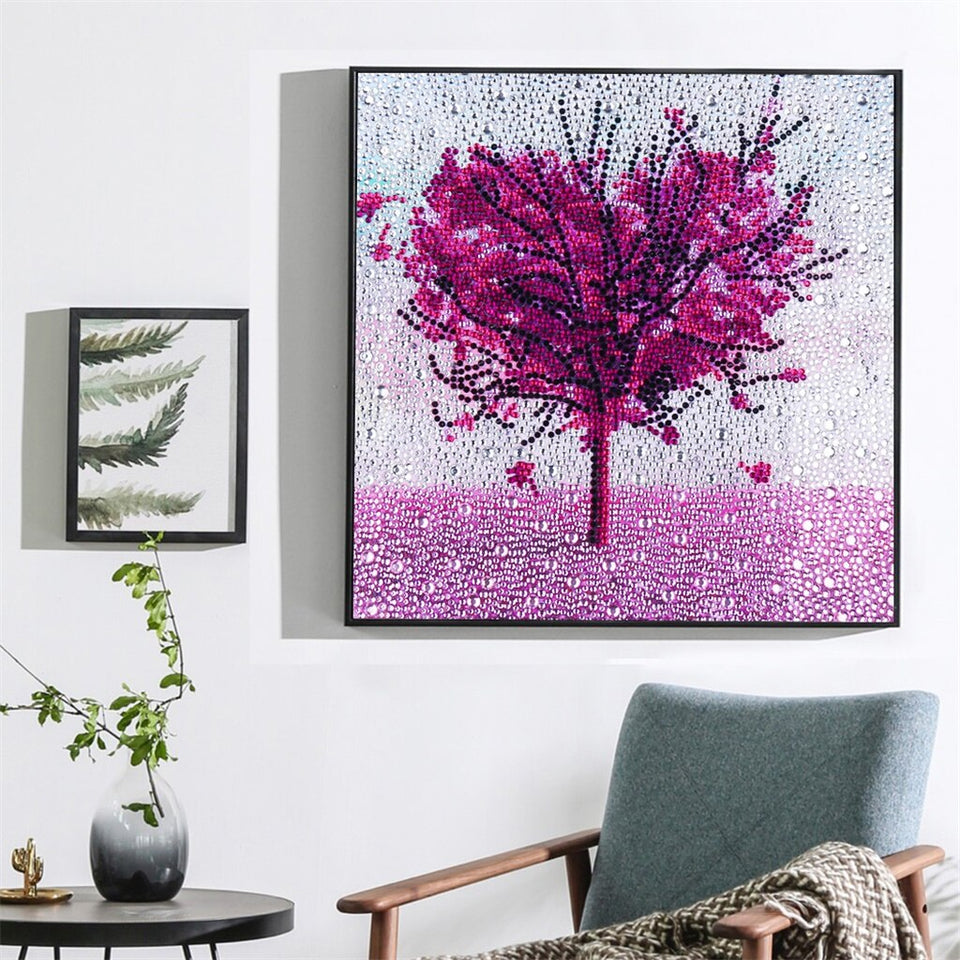 Lovely Tree Heart Colorful Painting