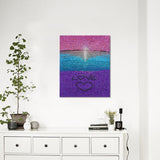 Heart Shaped Seaside Lovely Painting