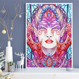 Colorful Lady Painting