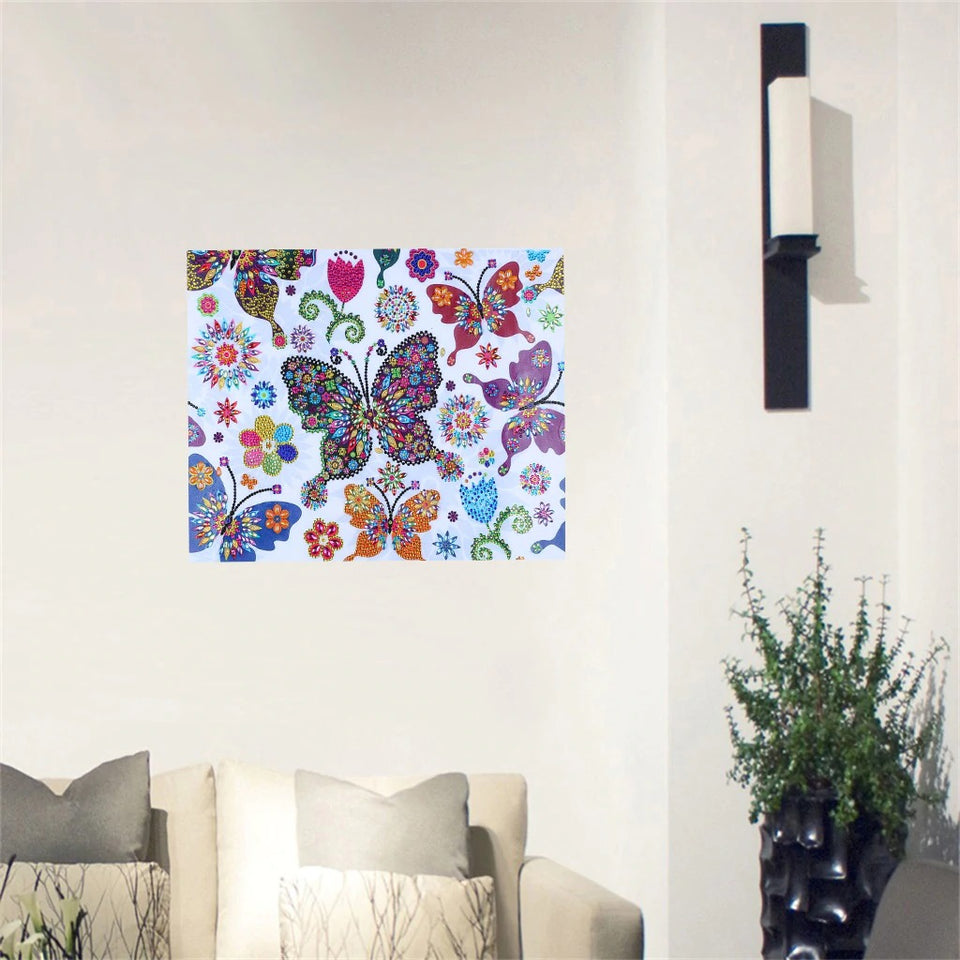 Cute Multi Color Butterfly