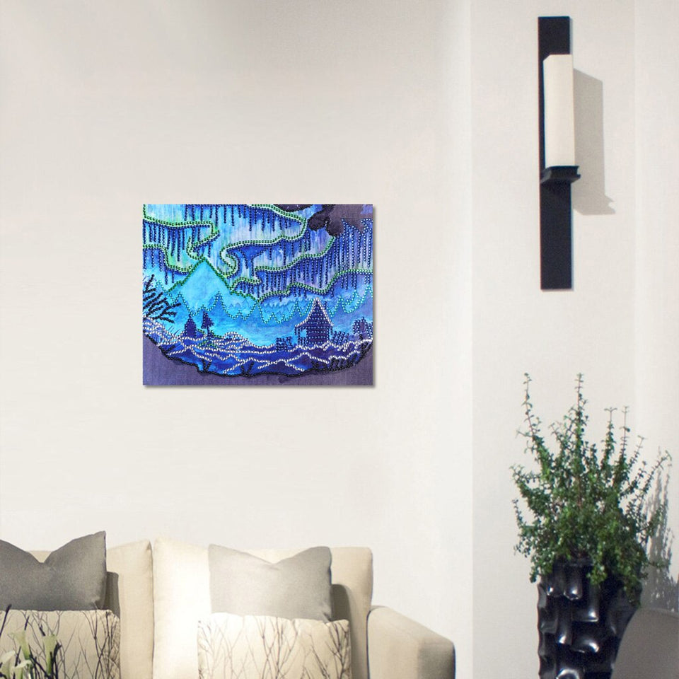 Blue Landscape Special Diamond Painting
