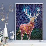 Deer Sparkling Painting