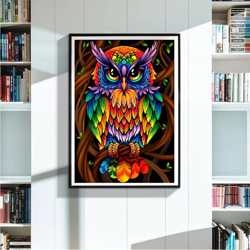 Amazing Color Art Owl