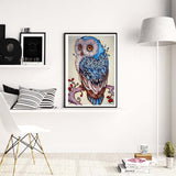Colorful Owl On Branch