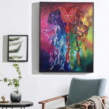4Pcs Set Colorful Butterfly And Flower
