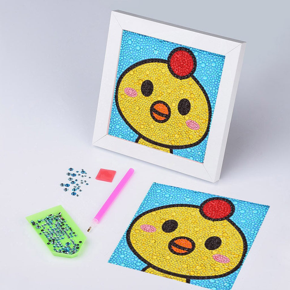 4 Pcs Set Cute Animals Paintings For Kids