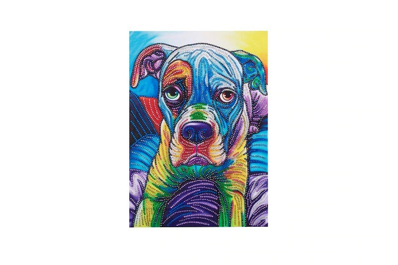 Colorful Dog Painting