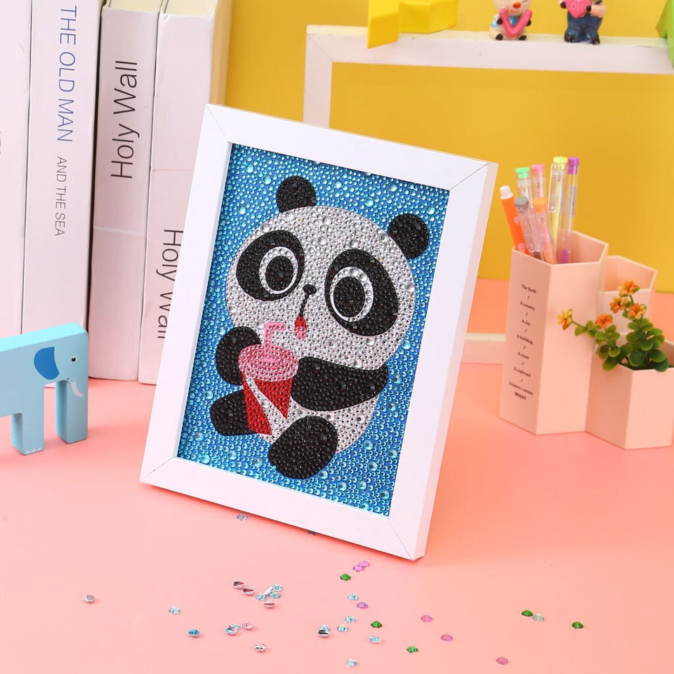 Playing Panda Painting For Child