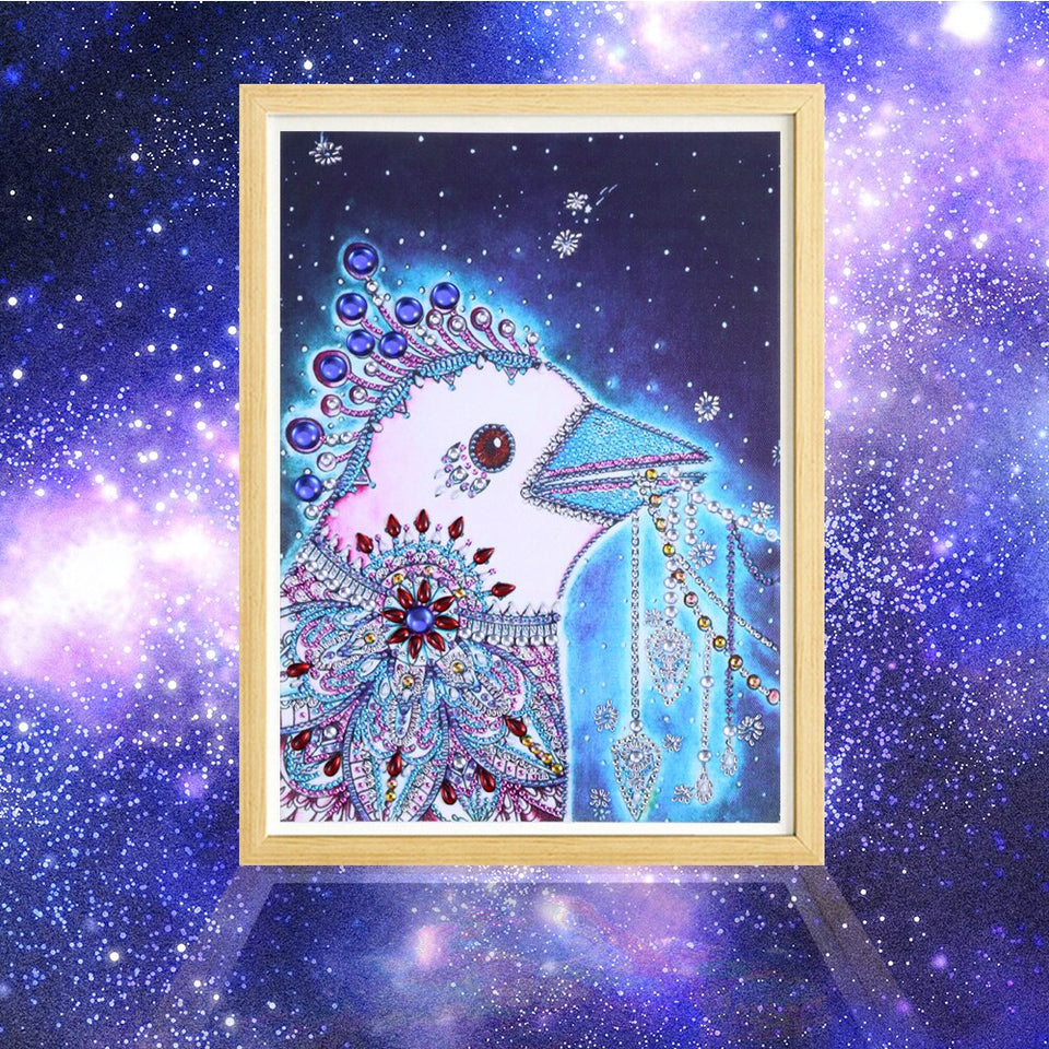 Colorful Pigeon Painting