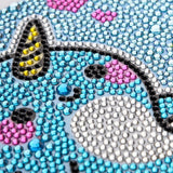 Narwhal Fish Blue Lovely Painting