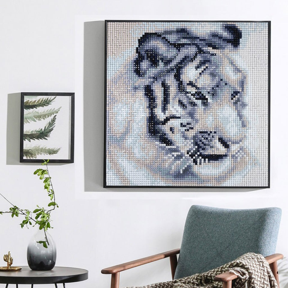 White And Black Tiger