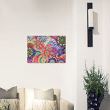 Flowers Colorful Embroidery