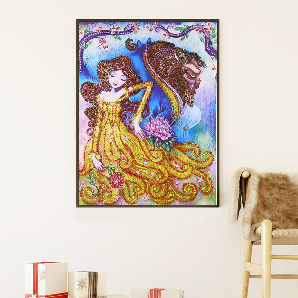 Yellow Girl With Line