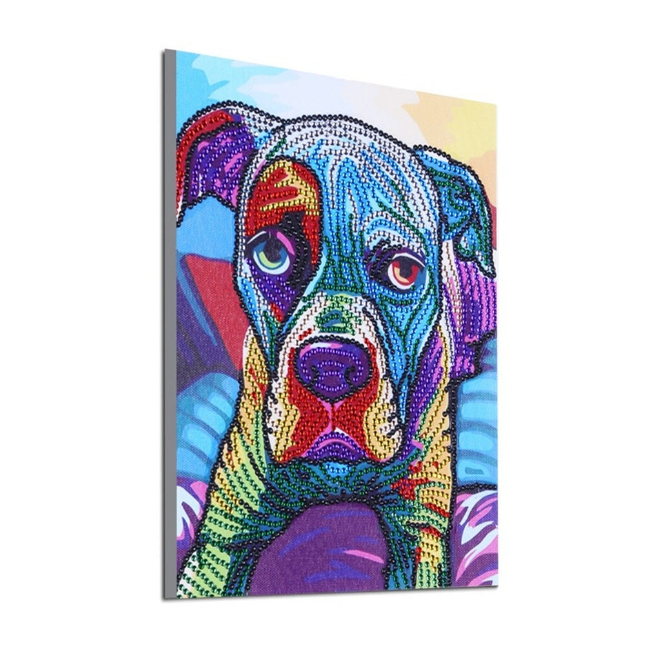 Dog Colorful Painting