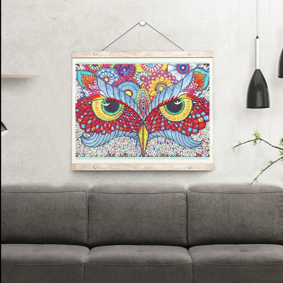 Colorful Owl Eyes