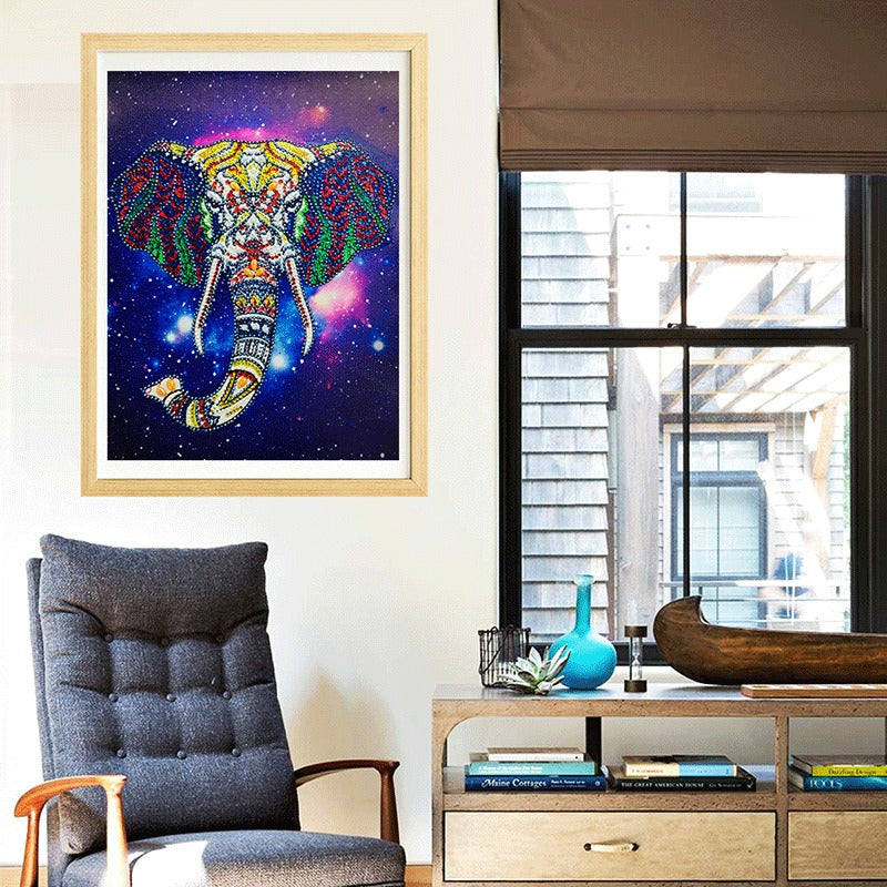 Colorful Elephant Painting