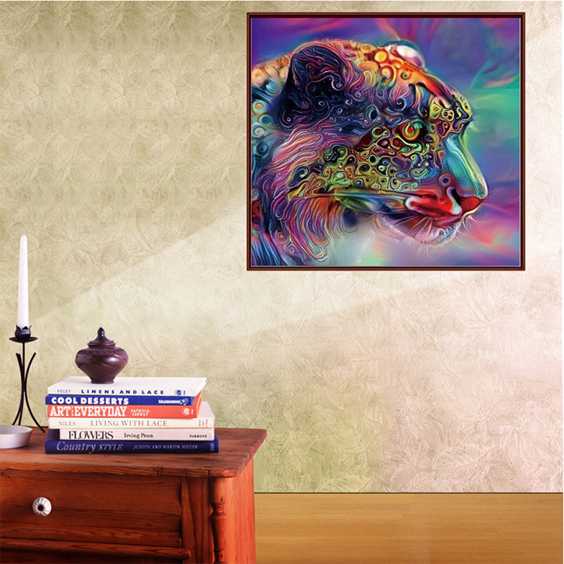 Lovely Tiger Head Colorful