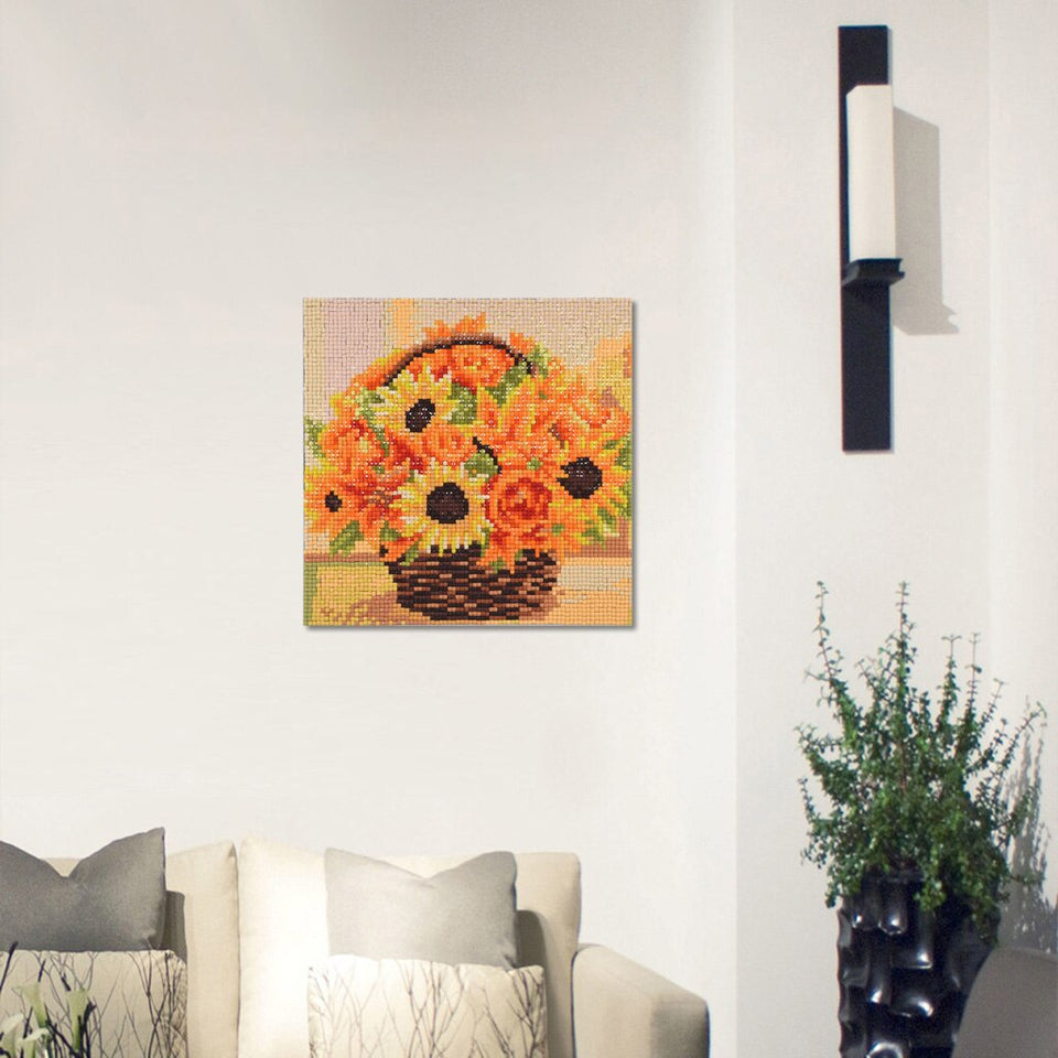 Cute Flowers in Bucket