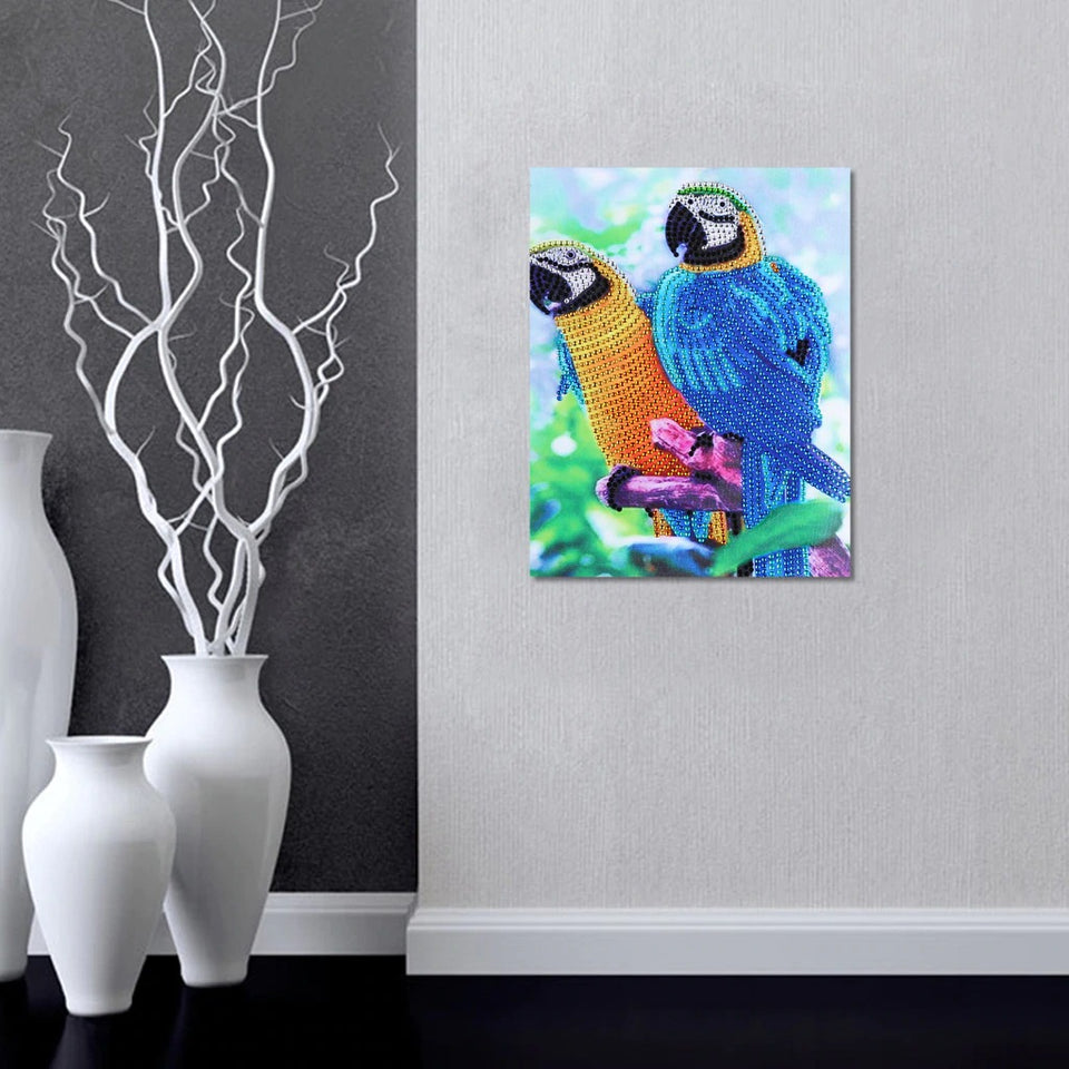 Two Beautiful Parrots