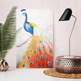Colorful Peacock On Tree