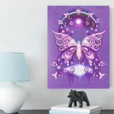 Crystal Pink Butterfly