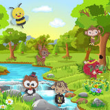 9 Pcs Animal Stickers
