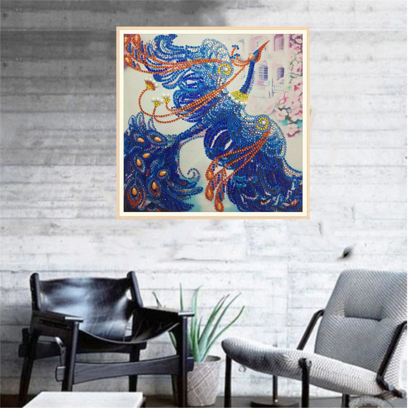 Blue Bird Flying