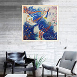 Blue Bird Flying