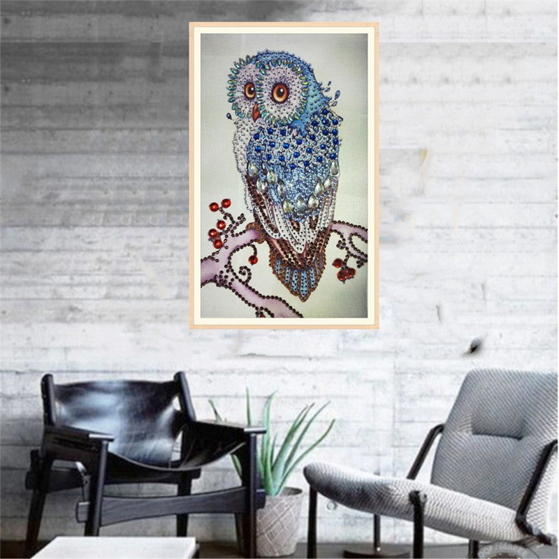Confused Owl On Tree