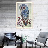 Confused Owl On Tree