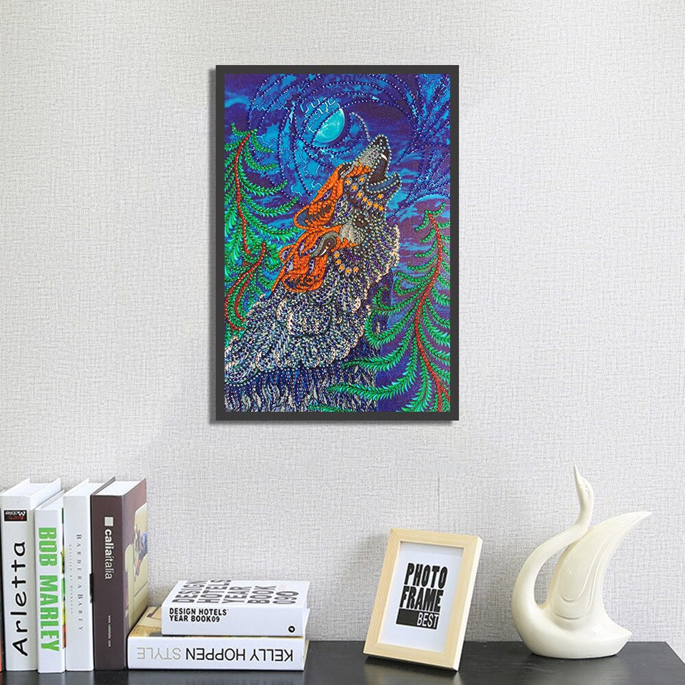 Wolf Calling In Night