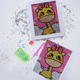 Cute Yellow Giraffe Painting For Kids