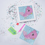 Cute Pink Bird Painting