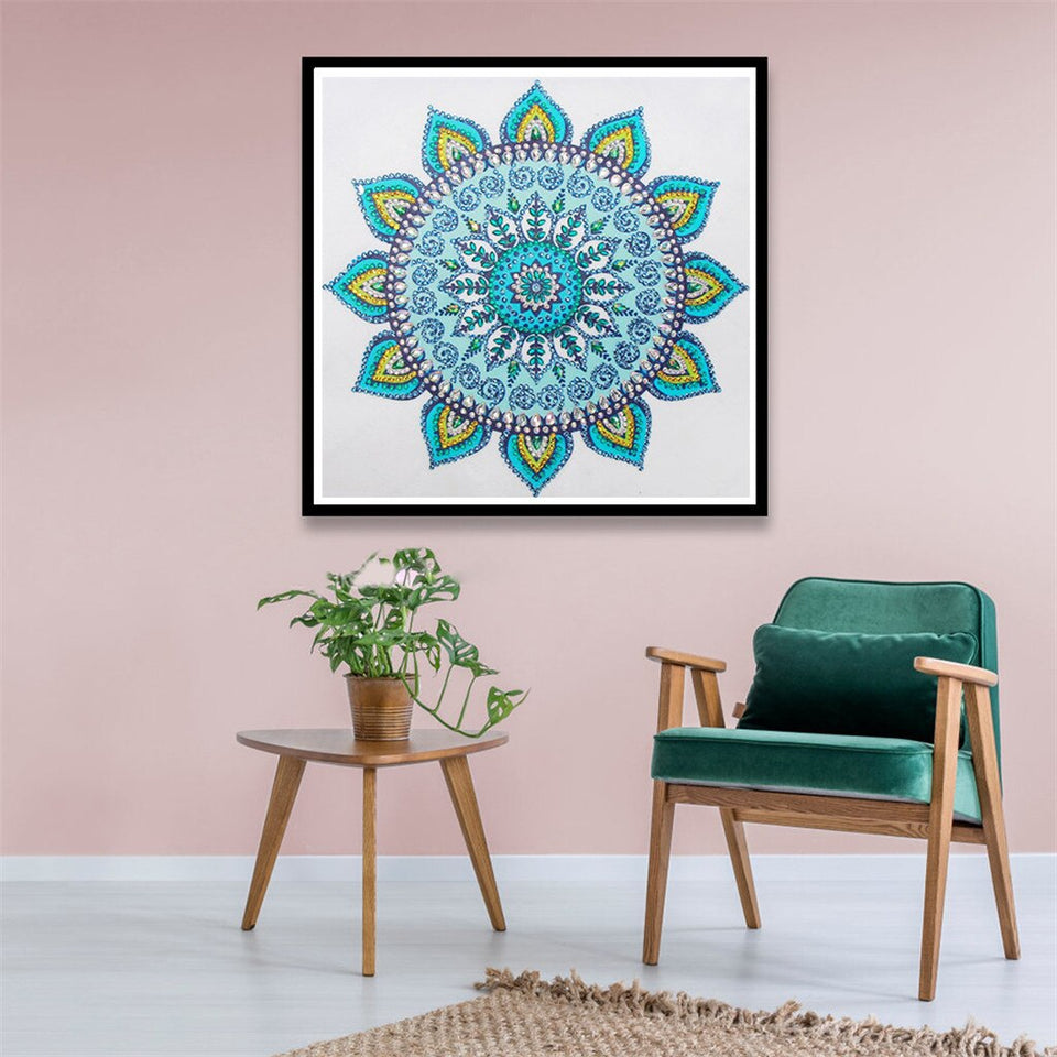 Round Mandala Painting
