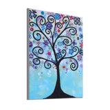 Lovely Blue Scenery Tree