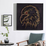 Eagle Head With Red Eyes