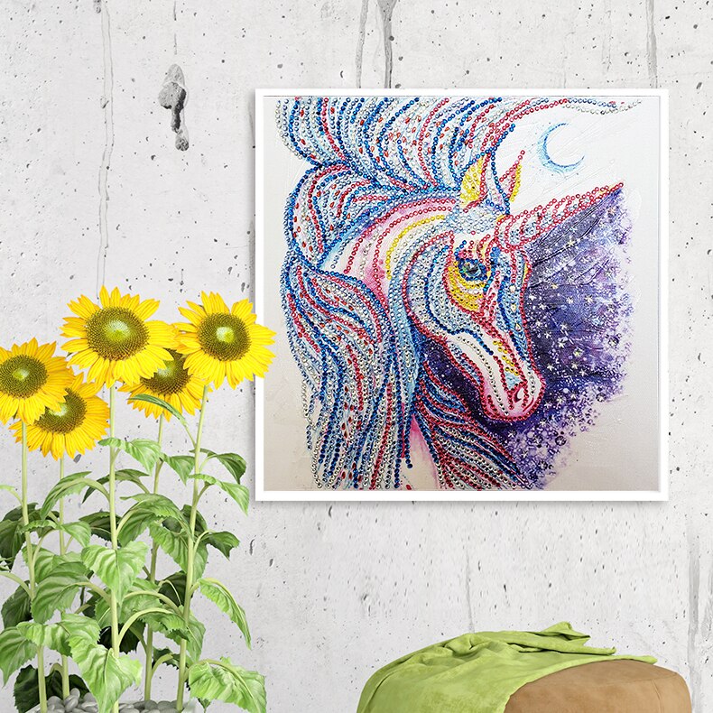 Cute Colorful Horse Painting