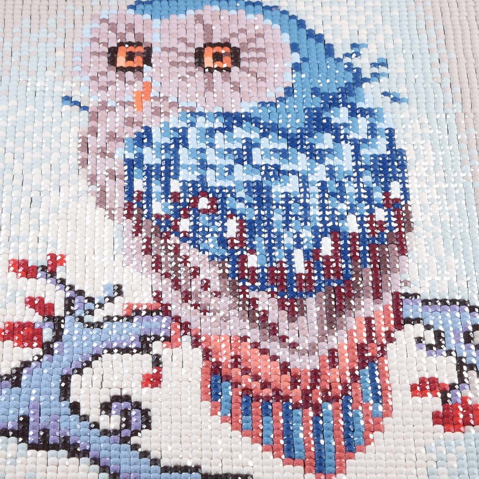 Cute Owl On Branch