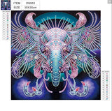 Charming Elephant Painting