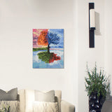 Four Seasons Colorful Tree