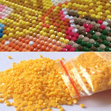 Cartoon Scarecrow With Sunflowers