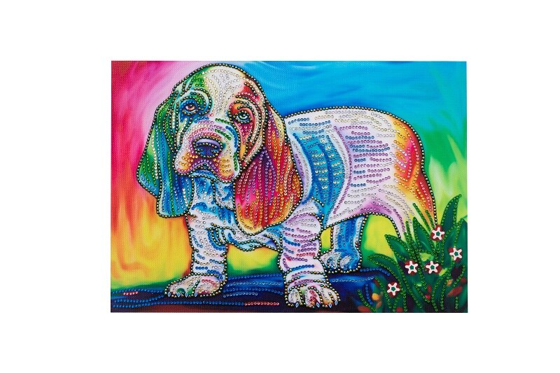 Colorful Bulldog Painting