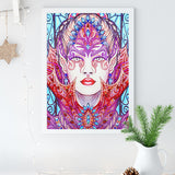 Colorful Lady Painting