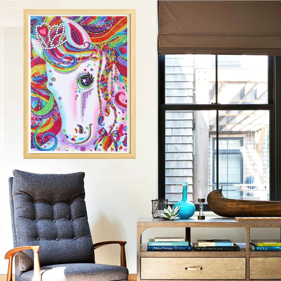 Smiley Colorful Horse