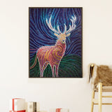 Deer Sparkling Painting