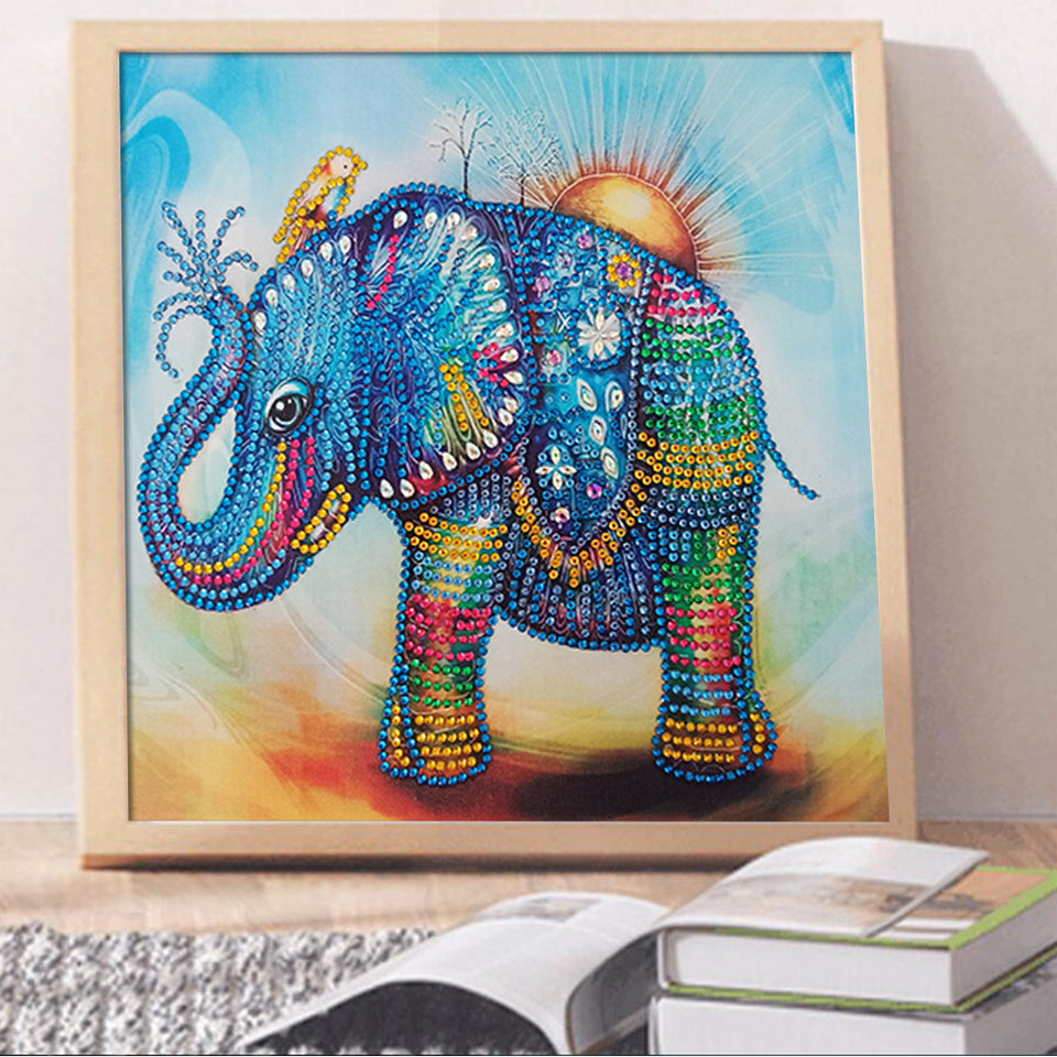 Colorful Elephant Painting