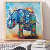 Colorful Elephant Painting