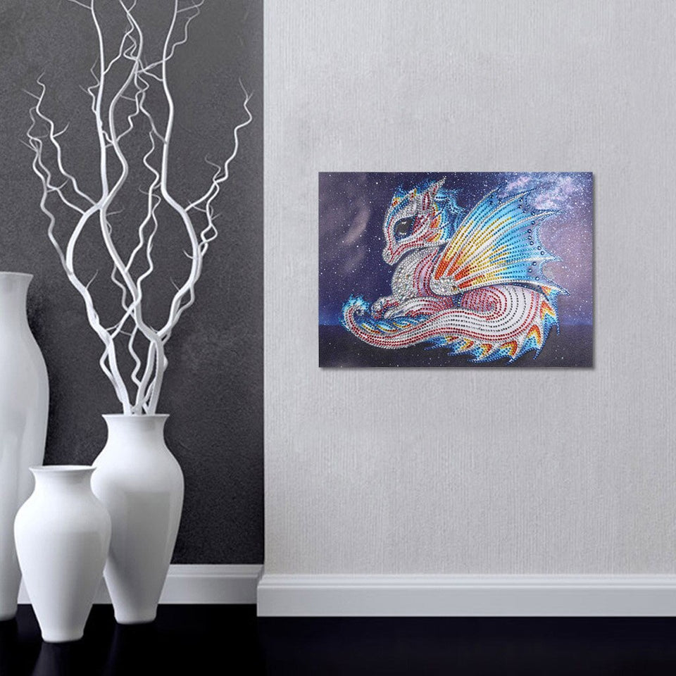 Cute Flying Dragon Painting