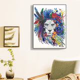 Romantic Lion Painting